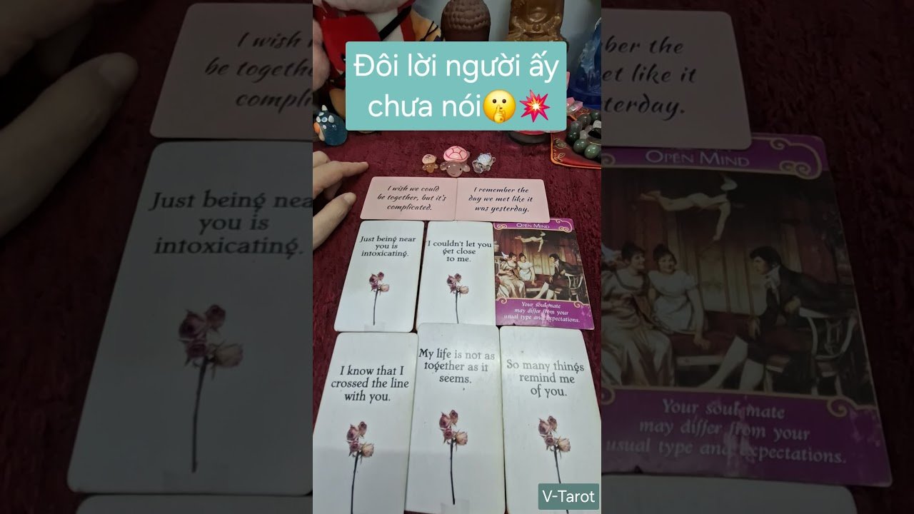 No momento, você está visualizando Đôi lời người ấy chưa nói 🤫💥 #vtarot #xemtarot  #tarot