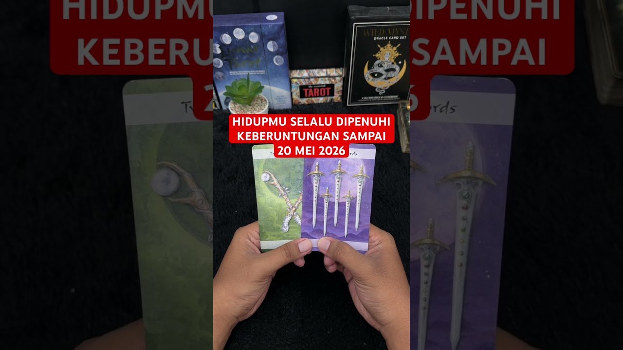 No momento, você está visualizando HIDUPMU SELALU DIPENUHI KEBERUNTUNGAN SAMPAI 20 MEI 2026 #tarot #tarotreading