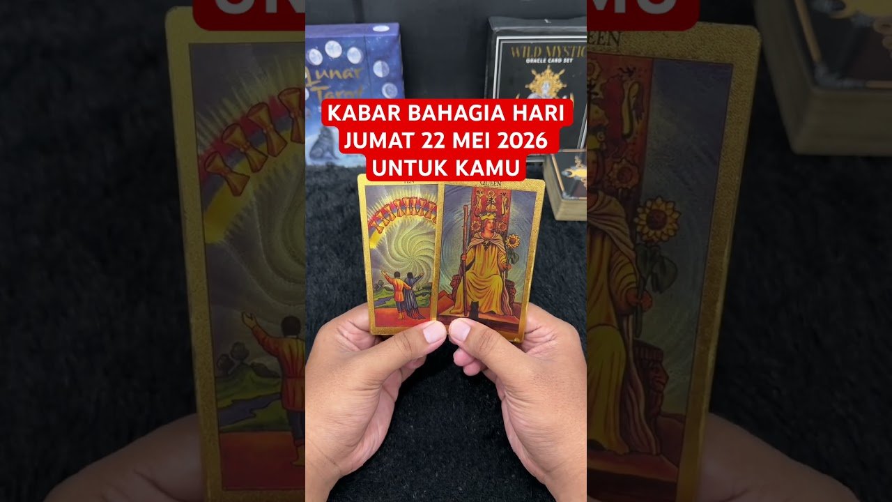 No momento, você está visualizando KABAR BAHAGIA HARI JUMAT 22 MEI 2026 UNTUK KAMU #tarot #tarotreading