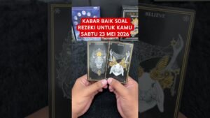 Leia mais sobre o artigo KABAR BAIK SOAL REZEKI UNTUK KAMU SABTU 23 MEI 2026 #tarot #tarotreading