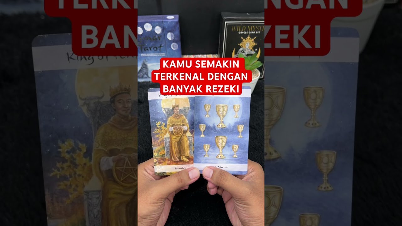 No momento, você está visualizando KAMU SEMAKIN TERKENAL DENGAN BANYAK REZEKI #tarot #tarotreading