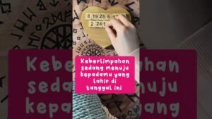 Leia mais sobre o artigo Keberlimpahan sedang menuju kepadamu yang lahir di tanggal ini 🌾 #tarot #gemintangtarot