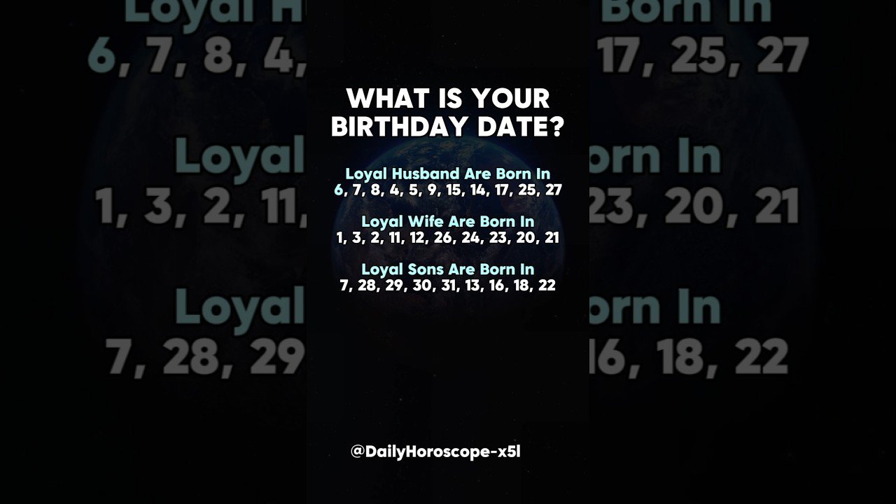 No momento, você está visualizando Loyal Husband, Wife or Son? Find Out #zodiac #zodiacsigns #astrology #horoscope #tarot