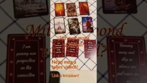 Leia mais sobre o artigo Mit nem mond el Neked? 👀💓🤨   #life  #tarot