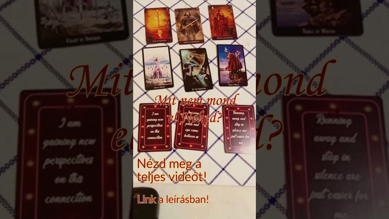 No momento, você está visualizando Mit nem mond el Neked? 👀💓🤨   #life  #tarot