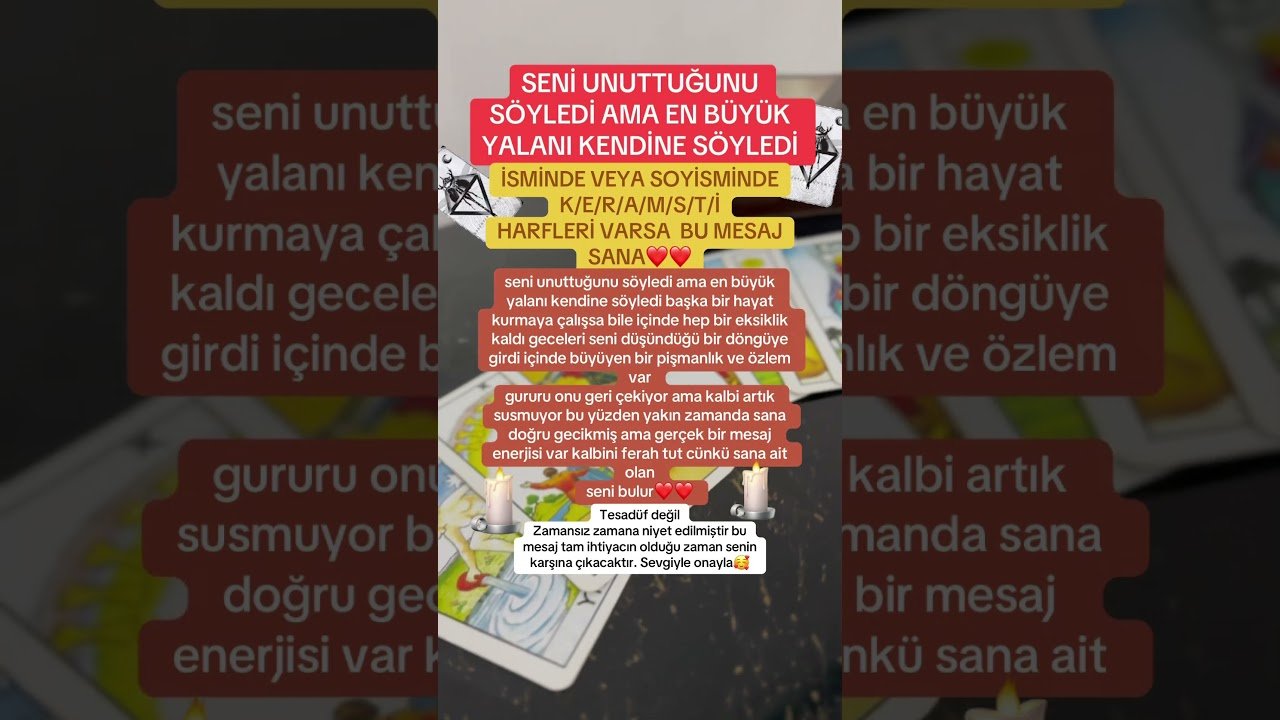 No momento, você está visualizando OKUMALISIN🥰 #tarot #tarotreading #tarotcards #aklımdakikisi #ikizalev #aklımdakikişitarotaçilimi