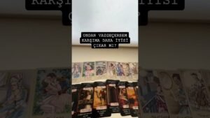 Leia mais sobre o artigo ONDAN VAZGEÇERSEM KARŞIMA DAHA İYİSİ ÇIKAR MI? #tarotfalı #tarot #mesaj #astroloji #tarotfal