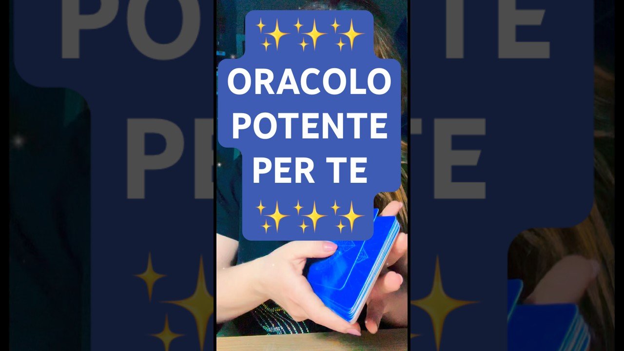 No momento, você está visualizando Oracolo potente per te #tarot #tarocchi
