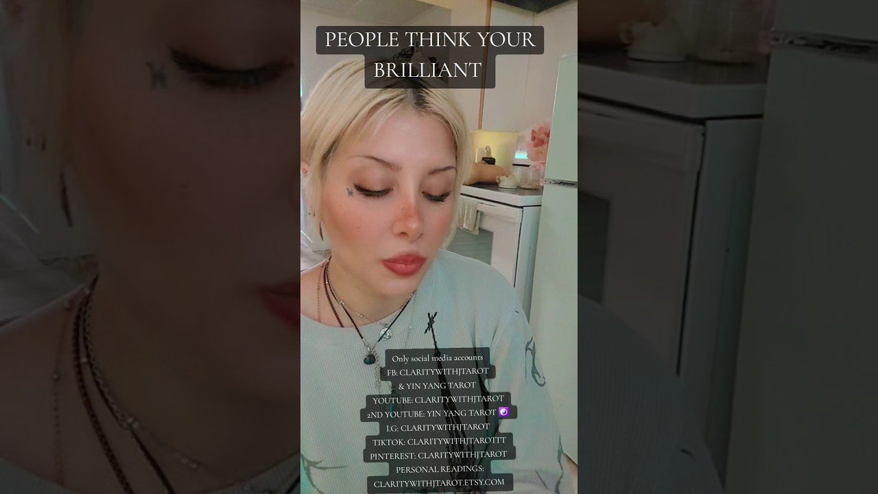 No momento, você está visualizando PEOPLE THINK YOUR BRILLIANT #tarot ##tarotreading #shorts