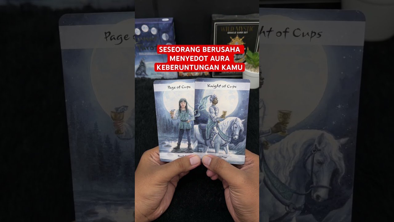 Leia mais sobre o artigo SESEORANG BERUSAHA MENYEDOT AURA KEBERUNTUNGAN KAMU #tarot #tarotreading