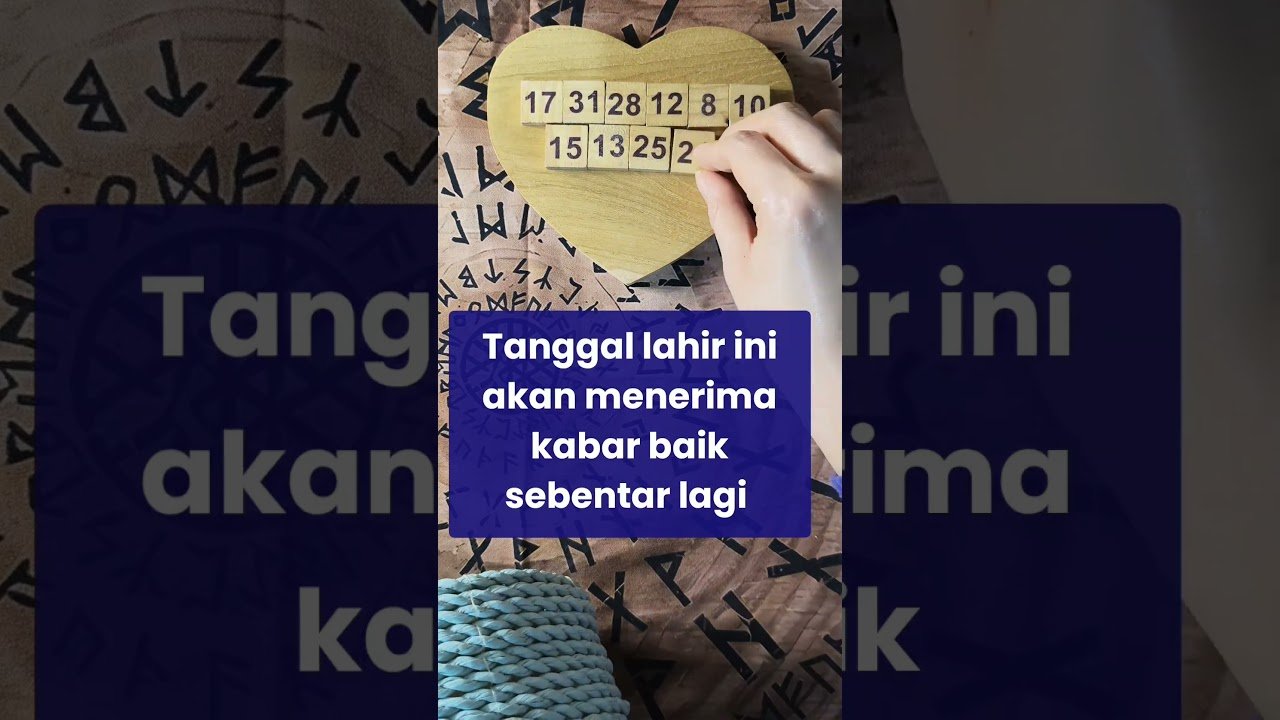 No momento, você está visualizando Tanggal lahir ini akan menerima kabar baik sebentar lagi 🤩 #tarot #tarotreading #gemintangtarot