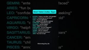 Leia mais sobre o artigo The Most Hated Zodiac Sign #zodiac #zodiacsigns #astrology #horoscope #tarot
