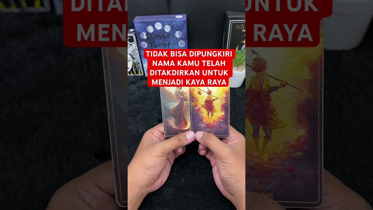 No momento, você está visualizando TIDAK BISA DIPUNGKIRI NAMA KAMU TELAH DITAKDIRKAN UNTUK MENJADI KAYA RAYA #tarot #tarotreading