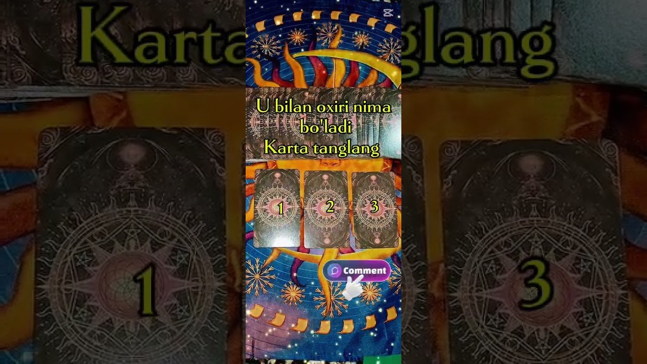 No momento, você está visualizando U bilan oxiri nima bo’ladi karta tanglang #tarot #tarotreading #tarotcardreading #sevgi #fol #taqdir