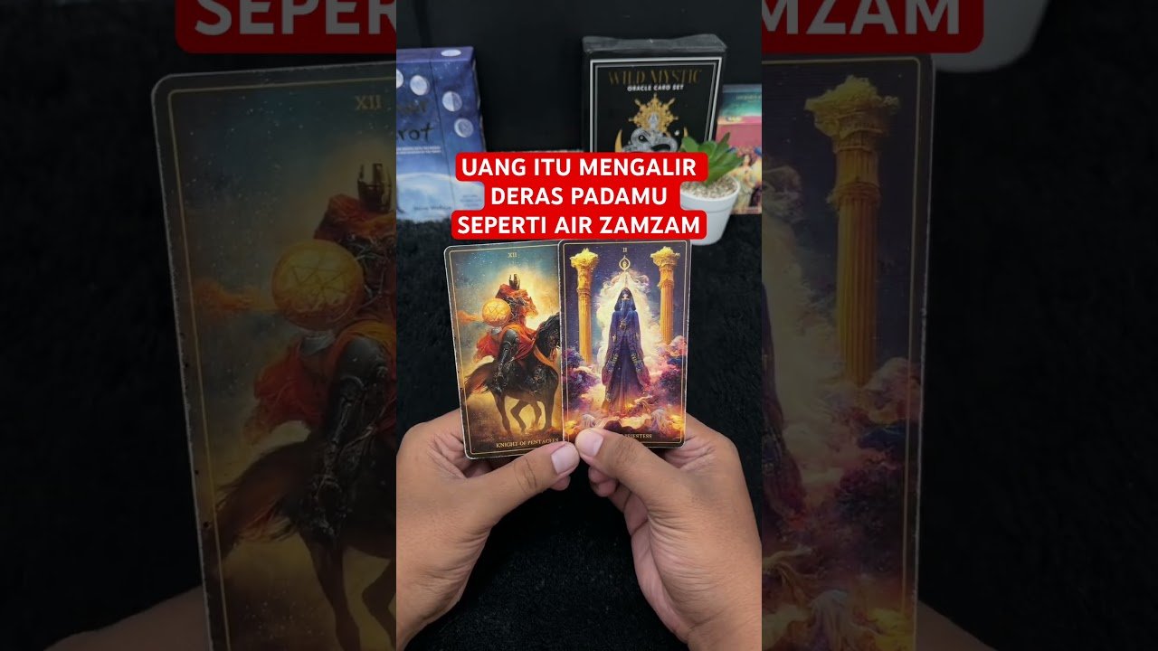 Leia mais sobre o artigo UANG ITU MENGALIR DERAS PADAMU SEPERTI AIR ZAMZAM #tarot #tarotreading