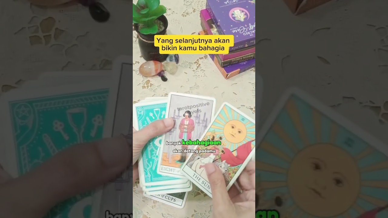 Leia mais sobre o artigo yang selanjutnya bikin kamu bahagia #tarot #tarotreading #tarotreader #feedshorts #pickacard #shorts