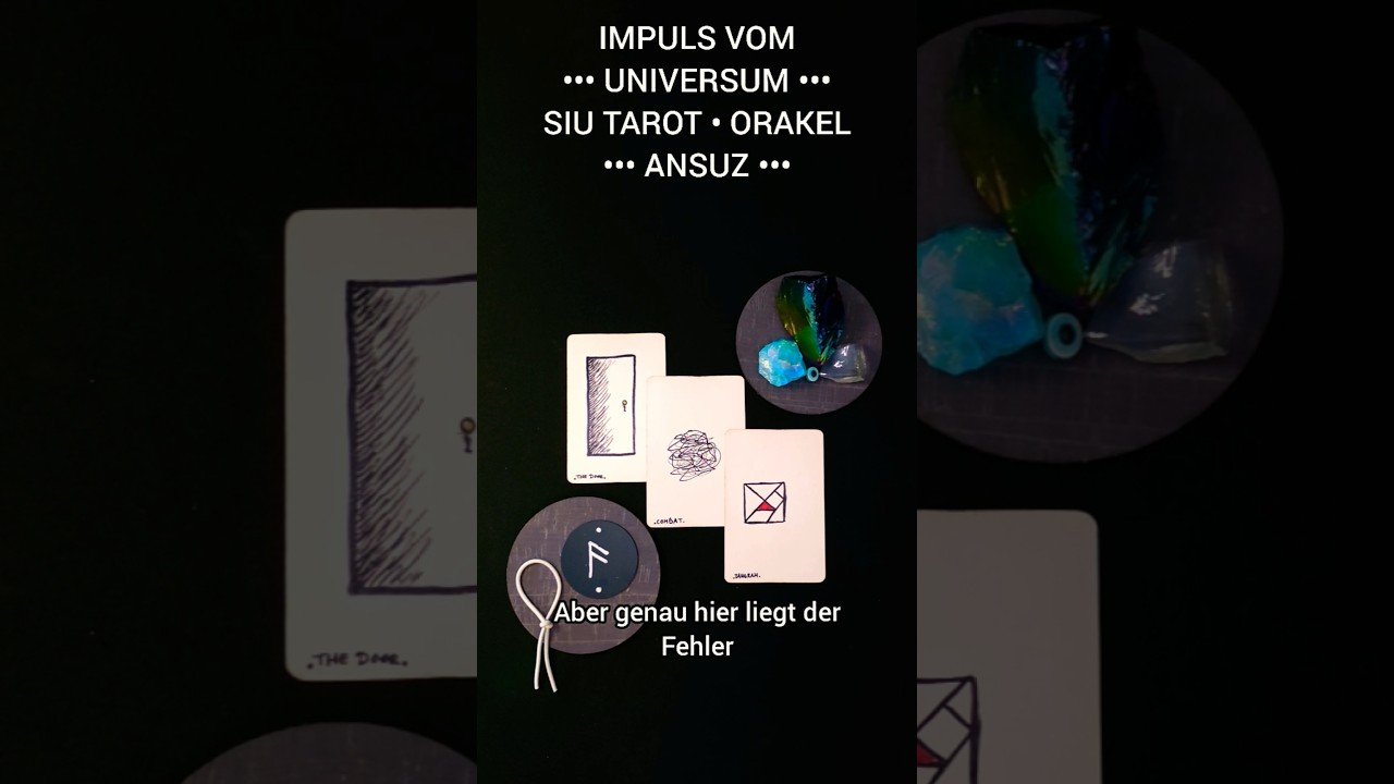 No momento, você está visualizando ☄ IMPULS VOM UNIVERSUM 📣 KONTROLLE • ANSUZ • #tarot #rune #orakel ☉