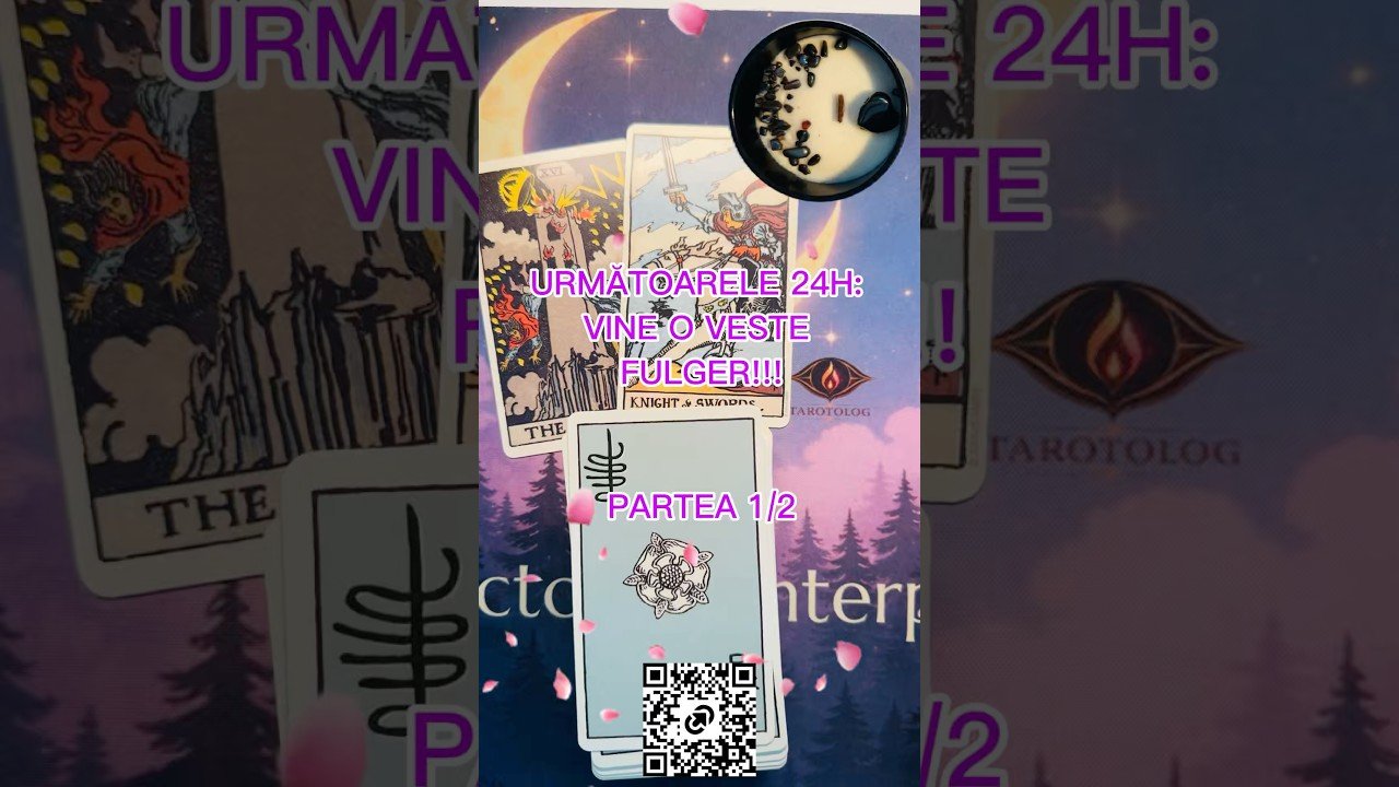 No momento, você está visualizando 🎥 URMĂTOARELE 24H:  VINE O VESTE FULGER!!!PARTEA 1/2 #tarot #tarotonline #relatii #next24hours
