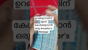 Leia mais sobre o artigo ഉറങ്ങുന്നതിന് മുമ്പ് കേൾക്കുവാൻ ഒരു Ancestor Message #angeloracle #malayalmtarotreading #tarot