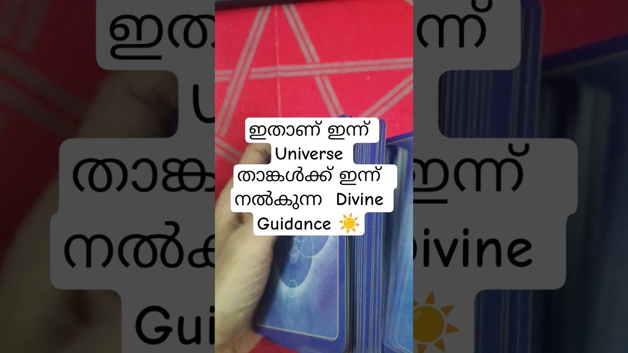 No momento, você está visualizando ഇന്ന് Universe താങ്കൾക്ക് നൽകുന്ന Divine Guidance ☀️ സൂക്ഷിച്ചാൽ ദുഃഖിക്കേണ്ട #angeloracle #tarot