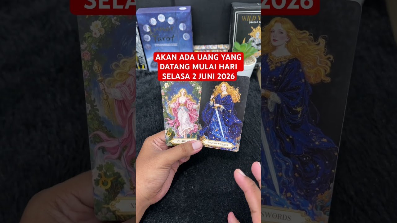 No momento, você está visualizando AKAN ADA UANG YANG DATANG MULAI HARI SELASA 2 JUNI 2026 #tarot #tarotreading