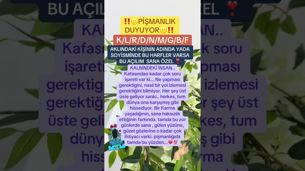 No momento, você está visualizando Aklındaki kişi çok pişman #tarot #aklımdakikişitarotaçilimi #tarotreadi #astroloji #astroloji