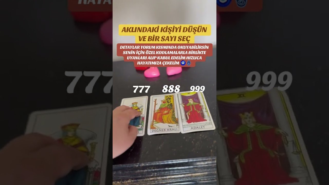 No momento, você está visualizando AKLINDAKİNİ DÜŞÜN BİR SAYI SEÇ❤️😍#kesfet  #tarot #aklımdakikisi ##tarotreadi #ikizalev #astroloji
