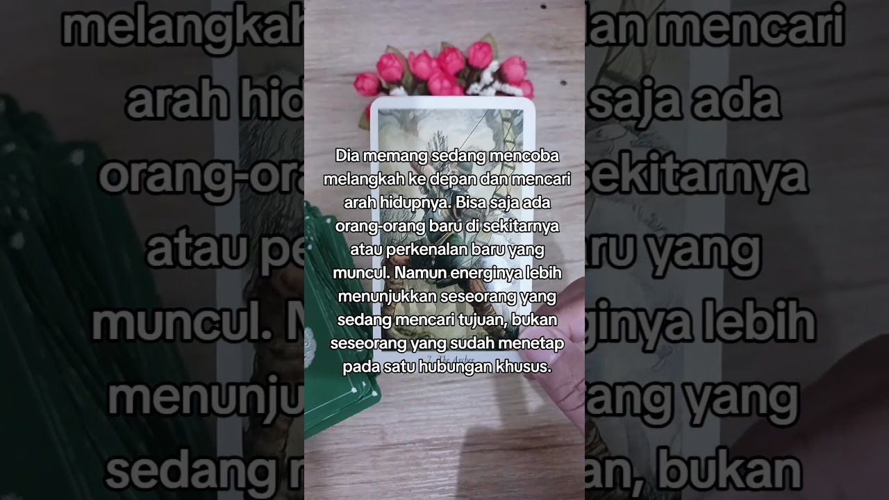 No momento, você está visualizando Apakah Dia Saat Ini Sedang Dekat Dengan Orang Lain? #tarot #tarotreading #viralvideo #viral #shorts