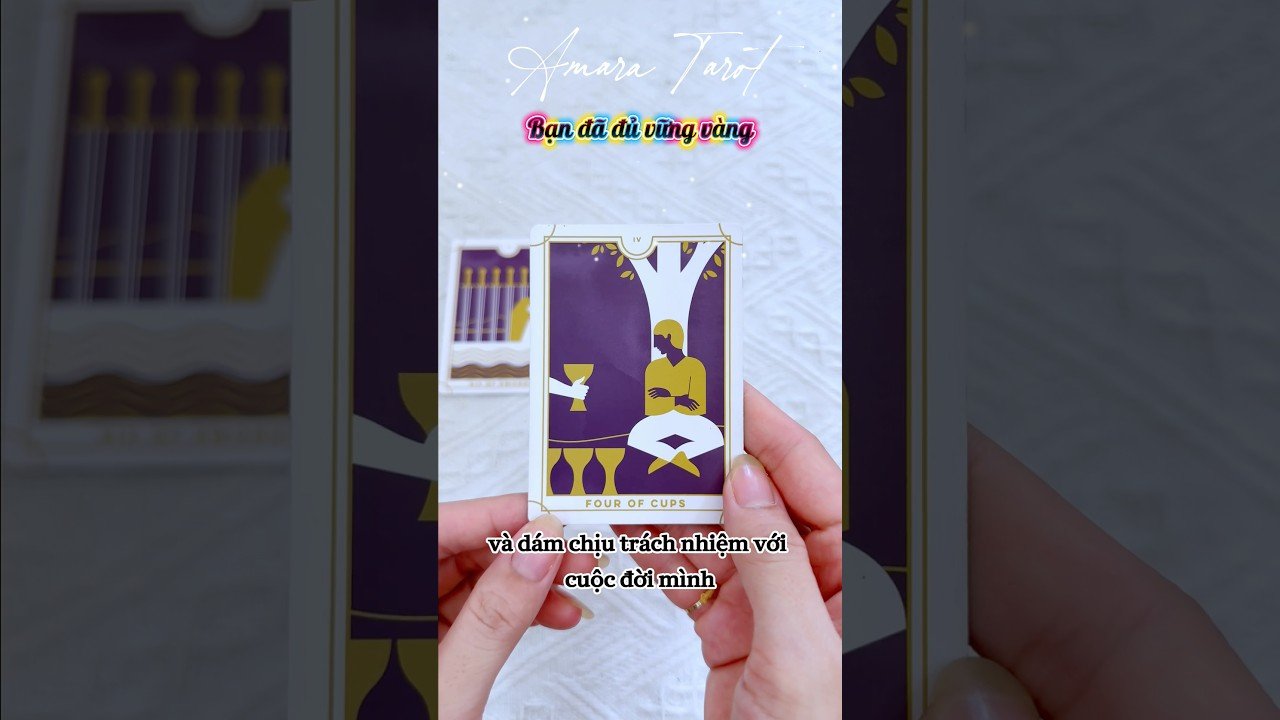 No momento, você está visualizando BẠN ĐÃ ĐỦ VỮNG VÀNG ✨ #tarot