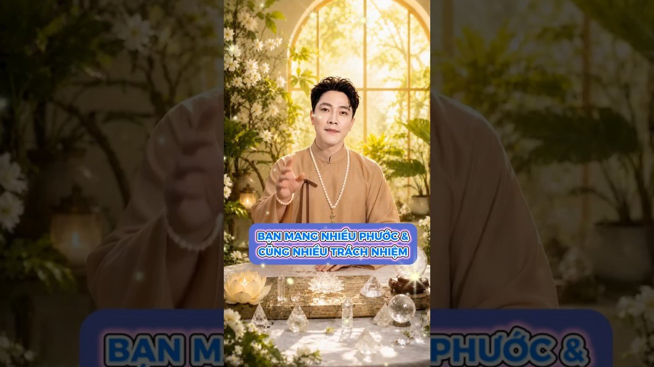 Leia mais sobre o artigo BẠN MANG NHIỀU PHÚC CŨNG NHIỀU TRÁCH NHIỆM #ThiênTuệ #healing #tarot #tarotreading #ChữaLànhTâmHồn