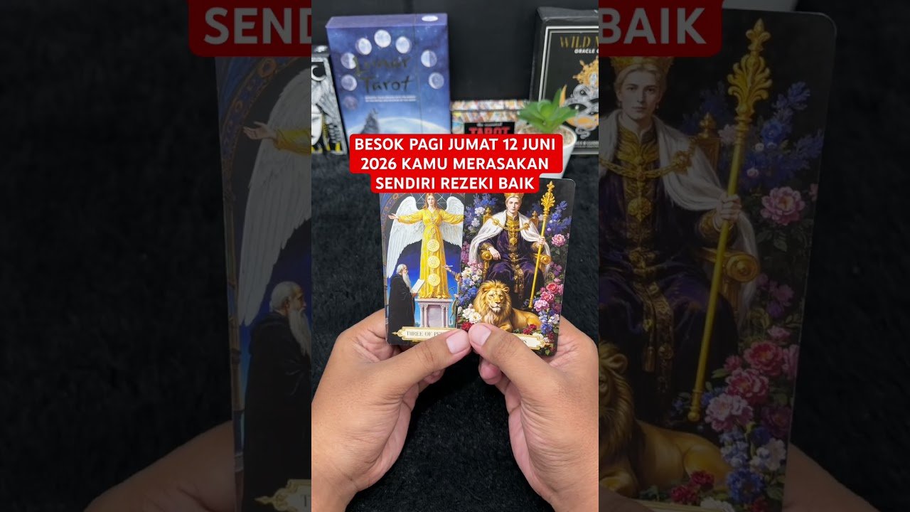 No momento, você está visualizando BESOK PAGI JUMAT 12 JUNI 2026 KAMU MERASAKAN SENDIRI REZEKI BAIK #tarot #tarotreading