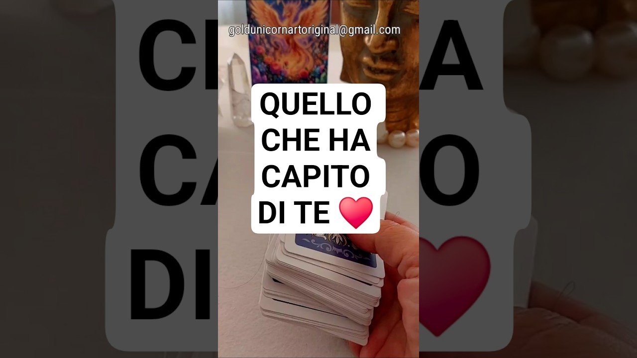 No momento, você está visualizando CIÒ Che Ha Capito di TE questa persona ❤️ #goldunicornart #tarot #tarocchi