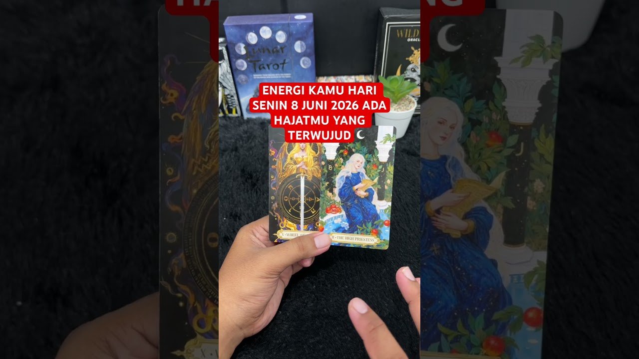 No momento, você está visualizando ENERGI KAMU HARI SENIN 8 JUNI 2026 ADA HAJATMU YANG TERWUJUD #tarot #tarotreading
