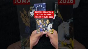 Leia mais sobre o artigo ENERGI KEKAYAAN DATANG PADAMU JUMAT 19 JUNI 2026 #tarot #tarotreading