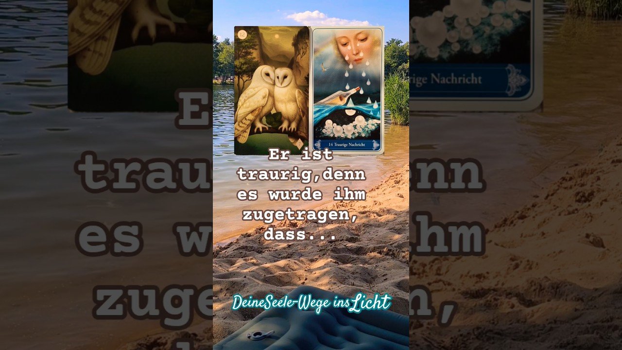 No momento, você está visualizando Er ist traurig, denn es wurde ihm zugetragen, dass… #orakelheute #liebe #tarot
