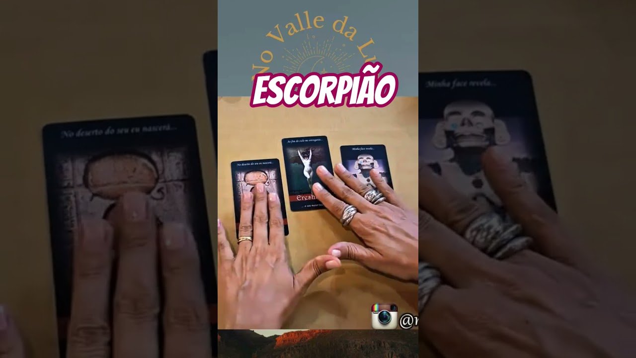 No momento, você está visualizando ESCORPIÃO ♏️ PREVISÃO COMPLETA NO CANAL #tarot #novalledaluz