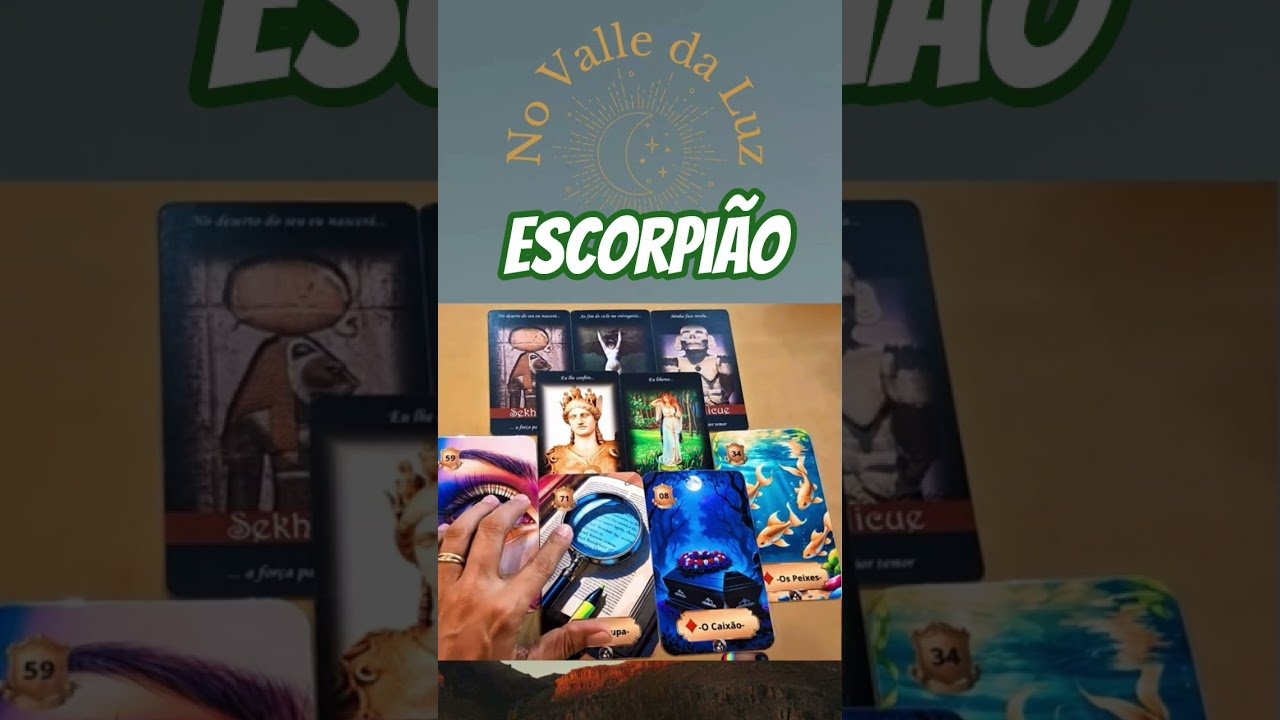 No momento, você está visualizando ESCORPIÃO ♏️ TOAS AS SEGUNDAS FEIRAS ÀS 20:00H PREVISÃO COMPLETA #tarot #novalledaluz