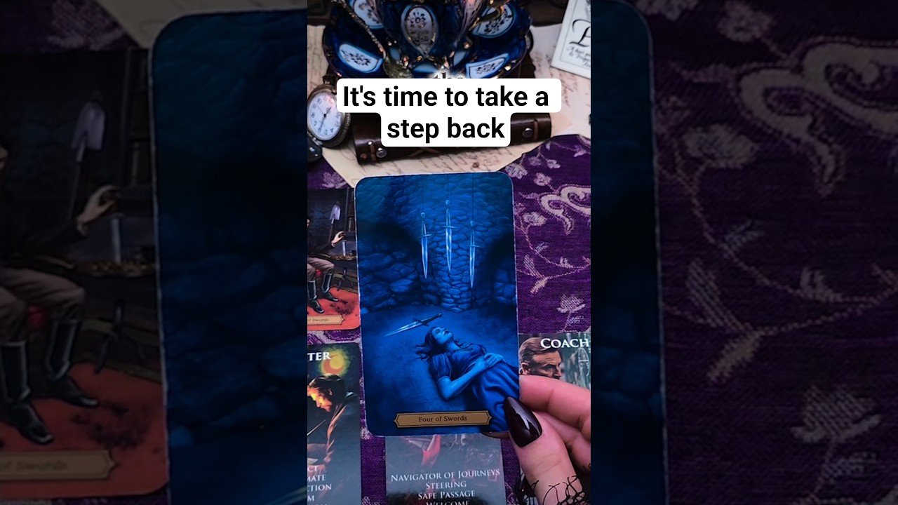No momento, você está visualizando It’s time to take a step back #tarot #tarotreading #fortunetelling