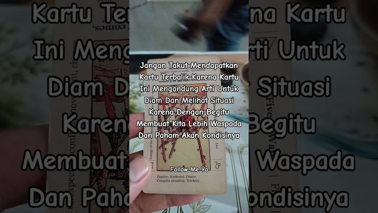 Leia mais sobre o artigo Jangan Takut Kartu Tarot Terbalik Karna Artinya Juga Positif, Semoga Bermanfaat