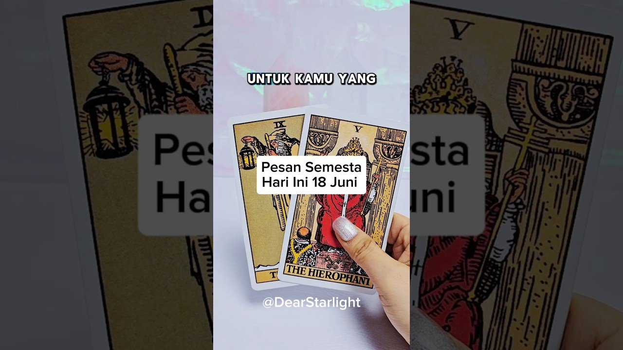 No momento, você está visualizando Kalau Kamu Menemukan Video Ini, Bukan Kebetulan! #tarot #tarotreading #juni #pesansemesta
