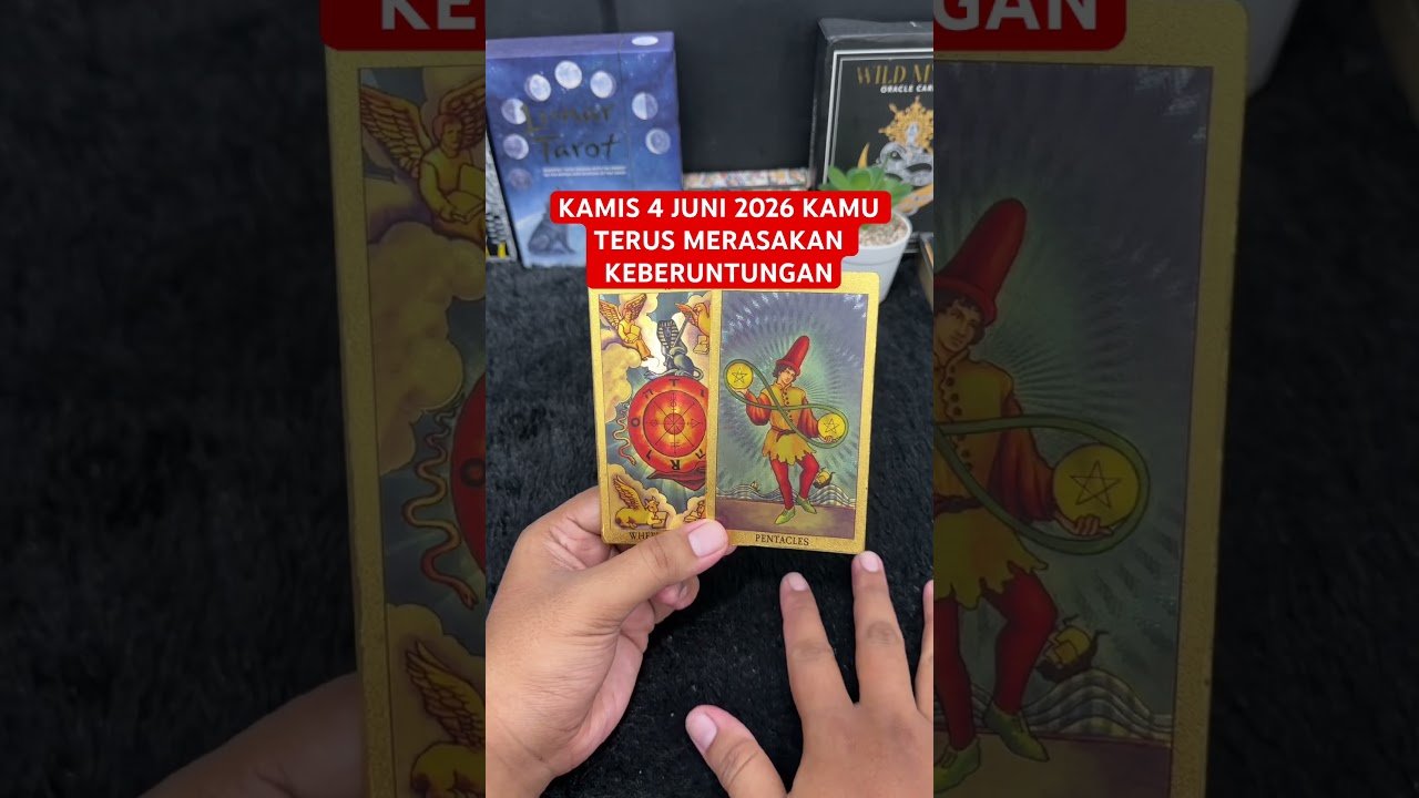 No momento, você está visualizando KAMIS 4 JUNI 2026 KAMU TERUS MERASAKAN KEBERUNTUNGAN #tarot #tarotreading