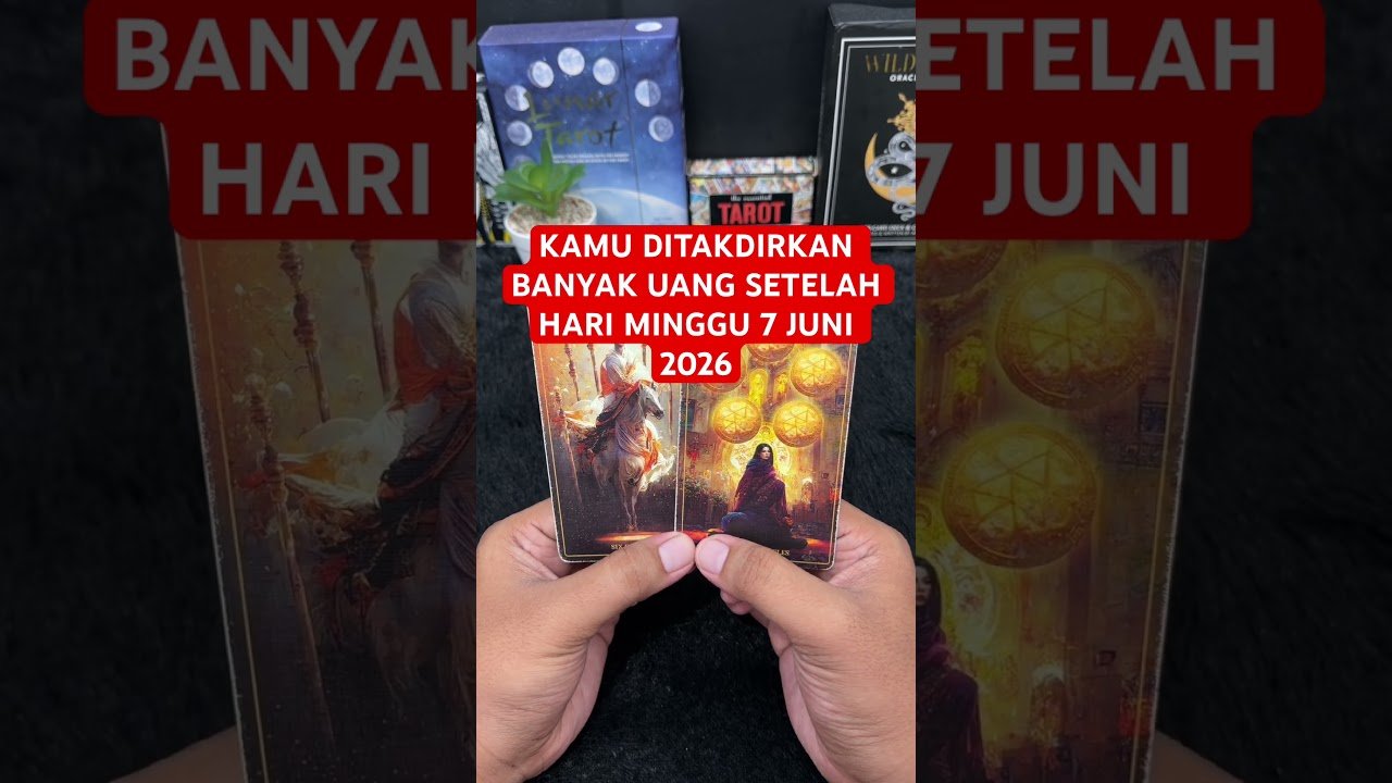 No momento, você está visualizando KAMU DITAKDIRKAN BANYAK UANG SETELAH HARI MINGGU 7 JUNI 2026 #tarot #tarotreading