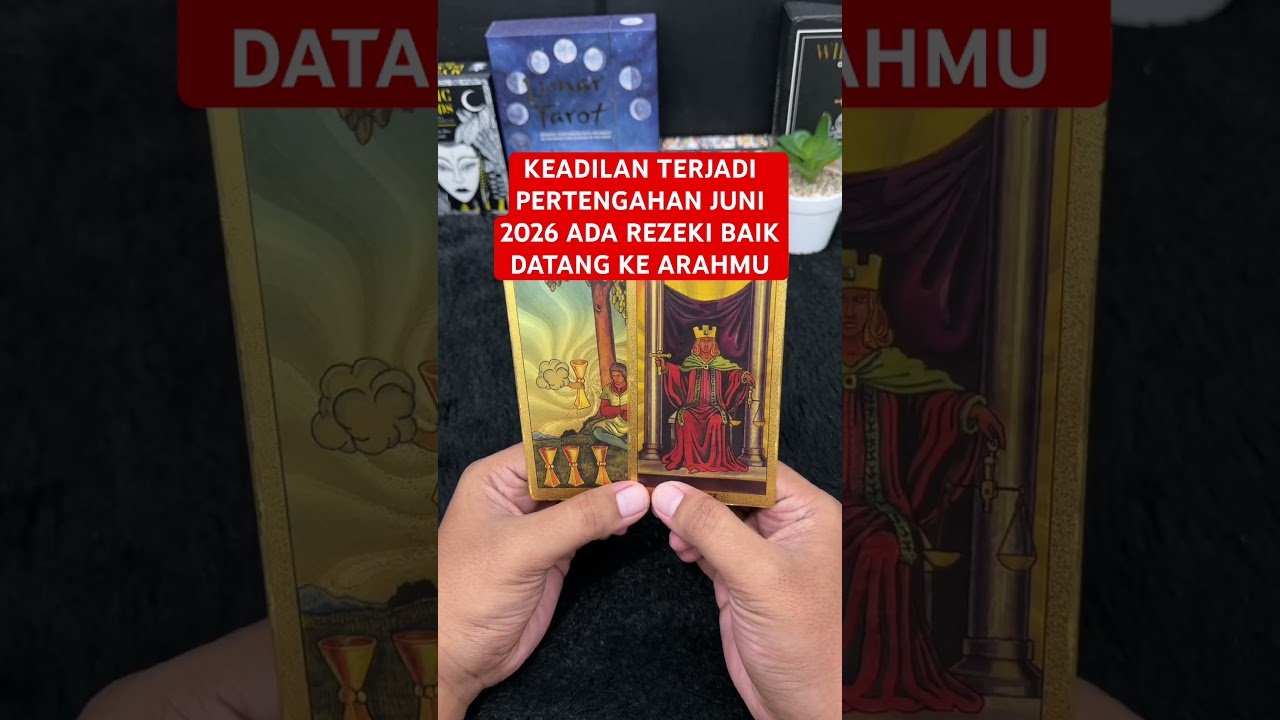 No momento, você está visualizando KEADILAN TERJADI PERTENGAHAN JUNI 2026 ADA REZEKI BAIK DATANG KE ARAHMU #tarot #tarotreading