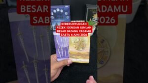 Leia mais sobre o artigo KEBERUNTUNGAN REZEKI DENGAN JUMLAH BESAR DATANG PADAMU SABTU 6 JUNI 2026 #tarot #tarotreading
