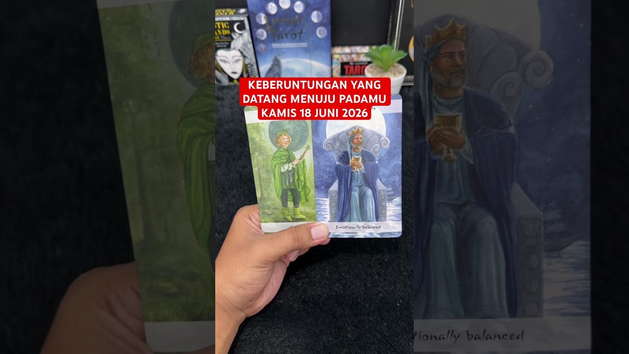 No momento, você está visualizando KEBERUNTUNGAN YANG DATANG MENUJU PADAMU KAMIS 18 JUNI 2026 #tarot #tarotreading