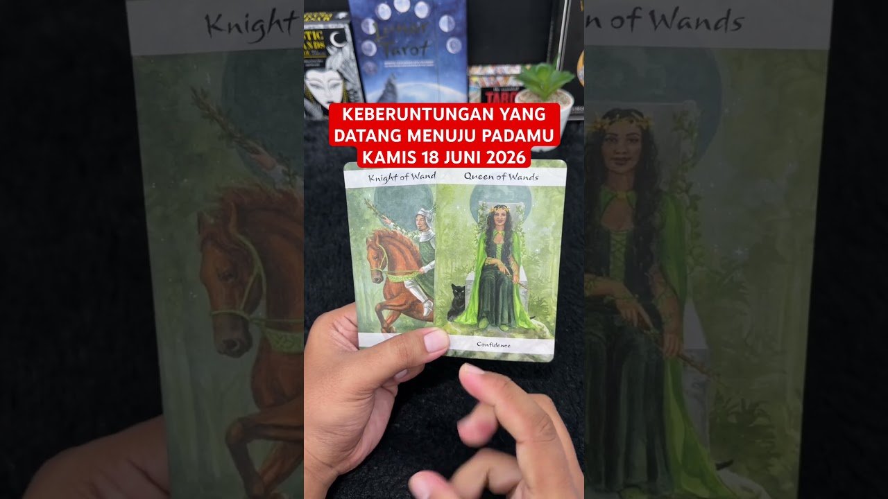 No momento, você está visualizando KEBERUNTUNGAN YANG DATANG MENUJU PADAMU KAMIS 18 JUNI 2026 #tarot #tarotreading