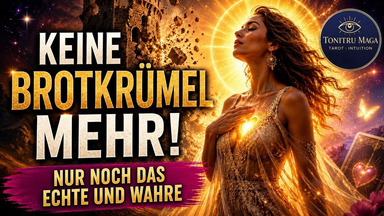 No momento, você está visualizando Keine Brotkrümel mehr! Jetzt wendet sich alles 💘 Tarot