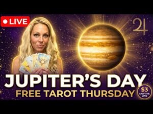 Leia mais sobre o artigo LIVE Free Tarot Thursday Afternoon – Jupiter Brings Money! Don’t Miss This Reading 🔮 Gemini Season