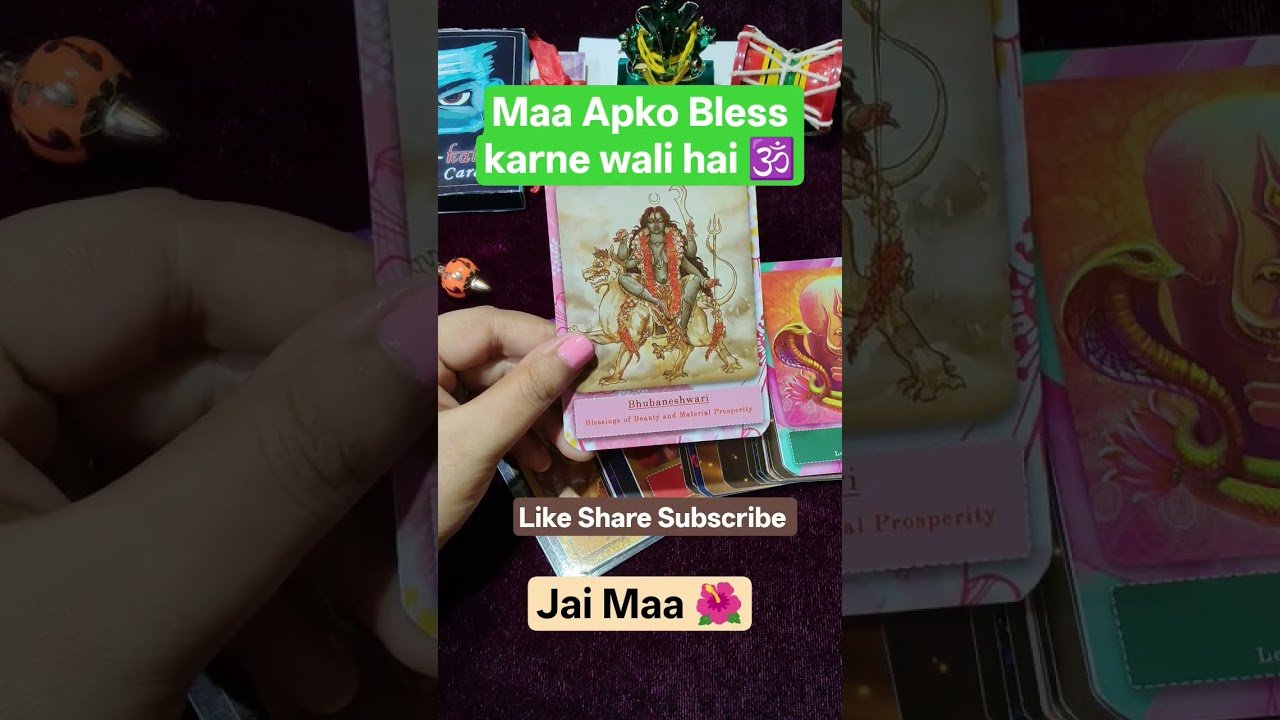 Leia mais sobre o artigo Maa Message for u 🌺🕉️ #hinditarot #maablessings #tarot #tarotreader #viral