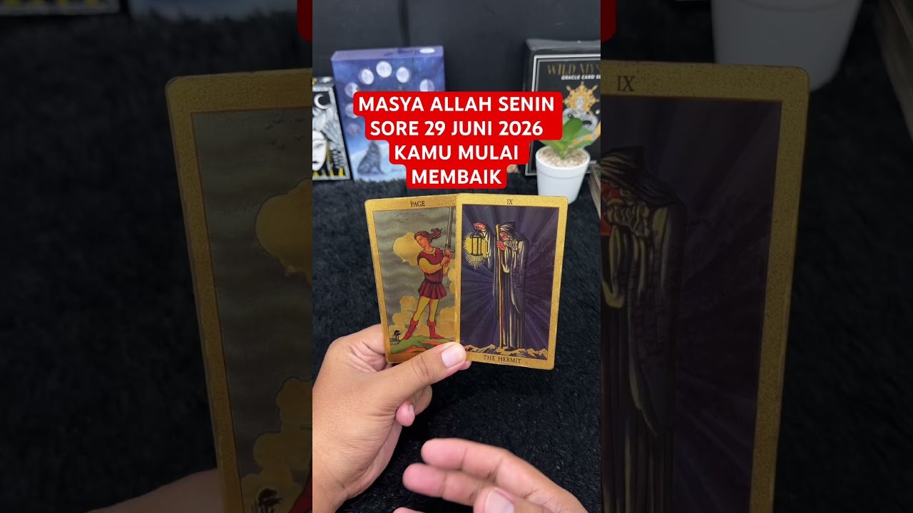 No momento, você está visualizando MASYA ALLAH SENIN SORE 29 JUNI 2026 KAMU MULAI MEMBAIK #tarot #tarotreading